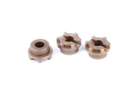 Push rod motor blade inserts